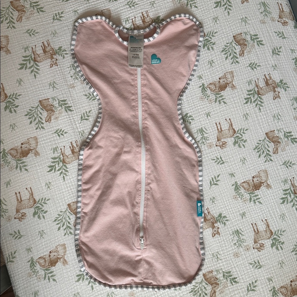 Love to Dream Pink Baby Swaddle (Newborn)